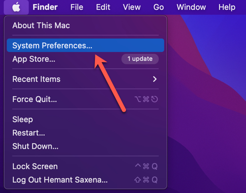 lock menu bar on mac